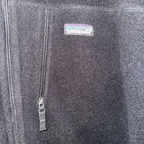 Patagonia Synchilla Men’s Black Fleece Full Zip Jacket - Picture 2 of 5
